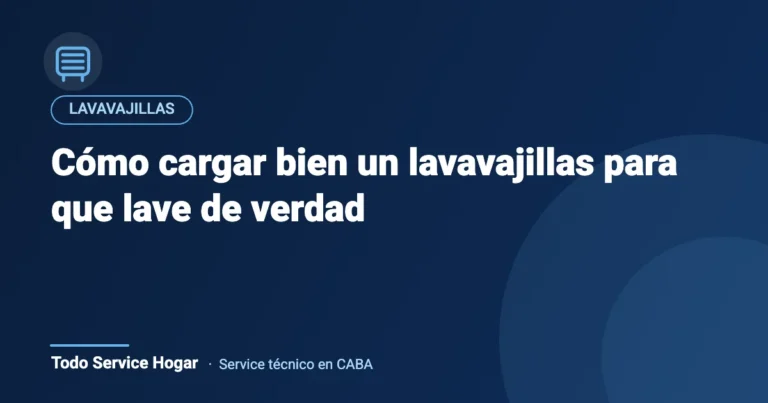 Cómo cargar bien un lavavajillas para que lave de verdad