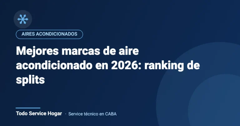 Mejores marcas de aire acondicionado en 2026: ranking de splits
